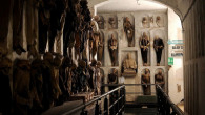 Cadavrele mumificate din Catacombele Capucinilor din Palermo FOTO: Profimedia Images | Poza 9 din 12