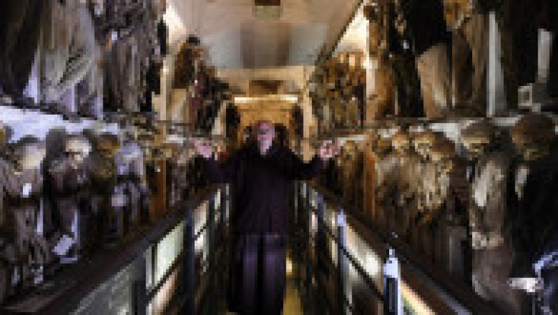 Cadavrele mumificate din Catacombele Capucinilor din Palermo FOTO: Profimedia Images | Poza 10 din 12