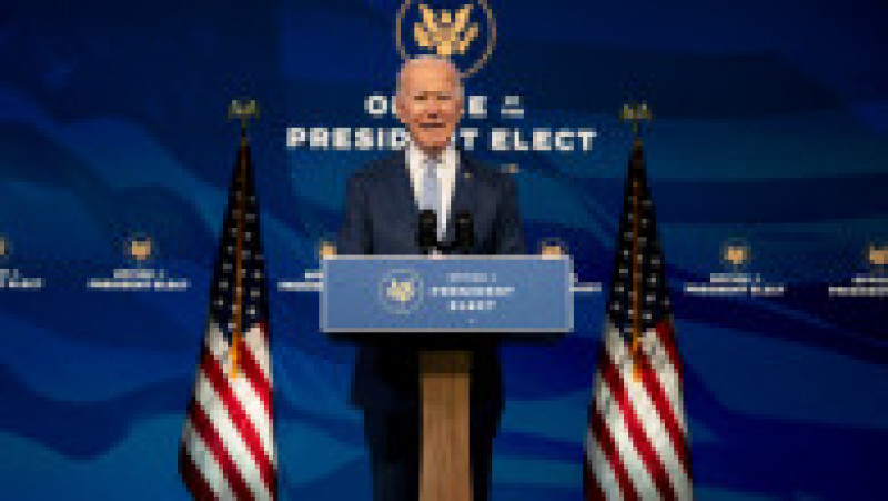 Joe Biden, președintele ales la acea vreme, condamnă insurecția de la Capitoliu. Foto: Profimedia Images | Poza 14 din 49