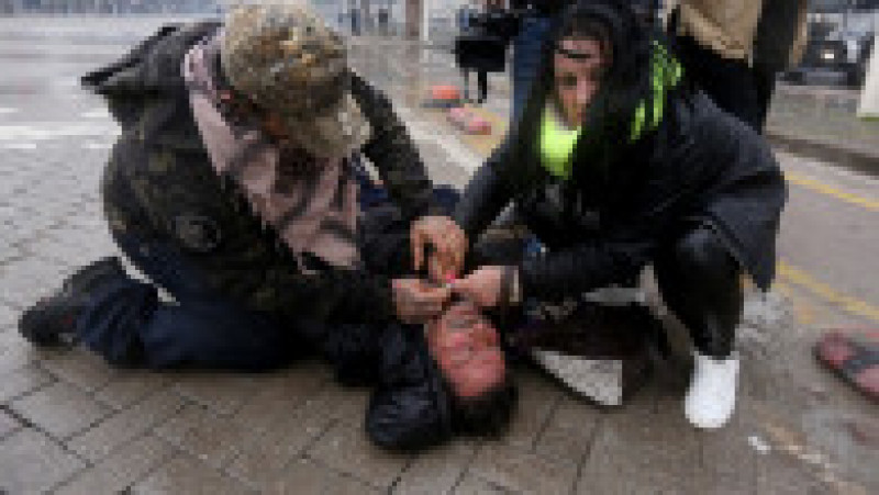 Violențe la sediul Partidului Democrat din Albania Foto: Profimedia Images | Poza 9 din 11
