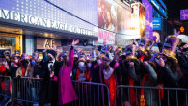 locuitorii din New York au sărbătorit Revelionul în Times Square. Foto: Profimedia Images | Poza 6 din 9