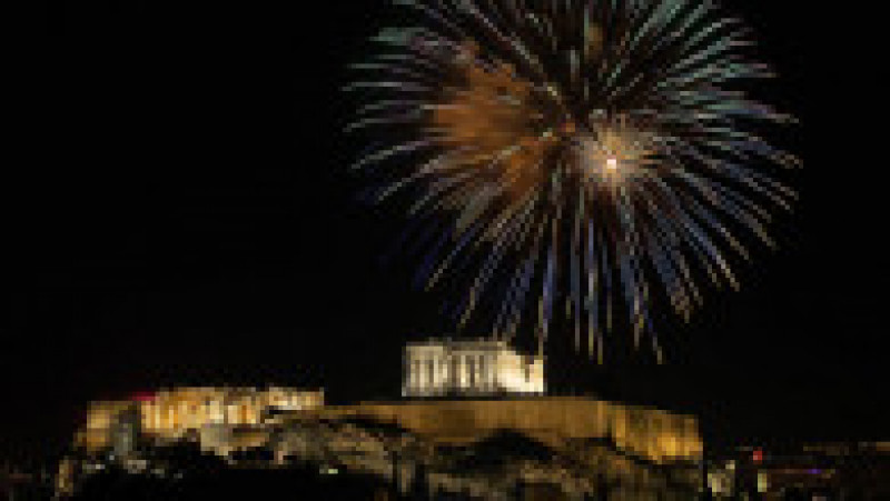Artificii de Revelion în Atena. Foto: Profimedia Images | Poza 2 din 11