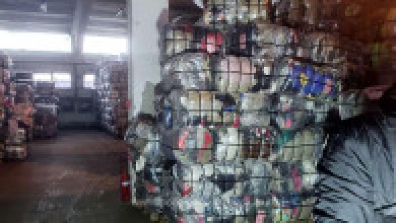 Deșeuri textile, într-un depozit din Târgu Mureș Foto: Poliția de Frontieră | Poza 4 din 4