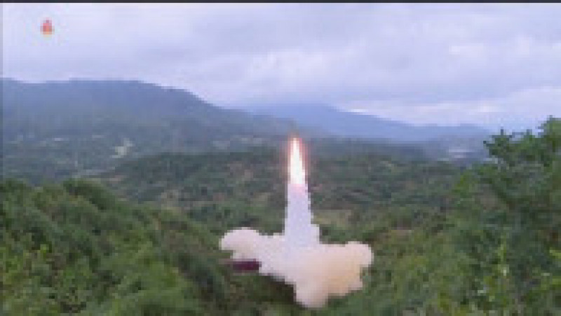 Rachetă lansată din tren de Coreea de Nord Foto: Profimedia Images | Poza 9 din 12