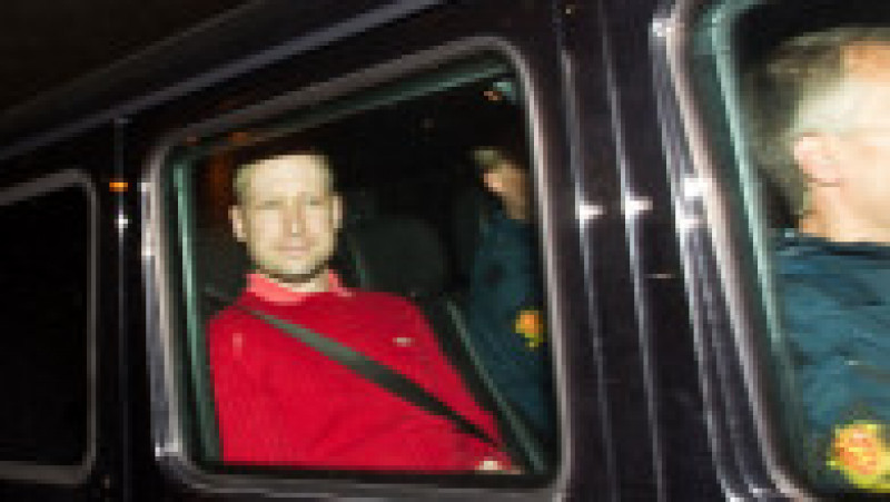 Anders Breivik după ce a fost arestat. Sursa foto: Profimedia Images | Poza 5 din 15