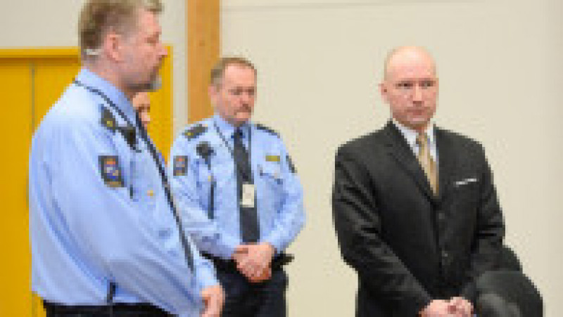 Anders Breivik în 2016. Sursa foto: Profimedia Images | Poza 13 din 15