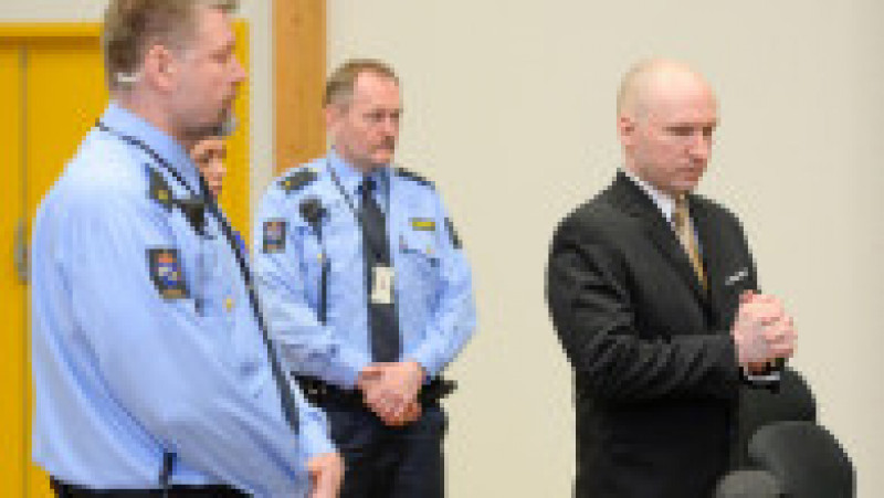 Anders Breivik în 2016. Sursa foto: Profimedia Images | Poza 12 din 15