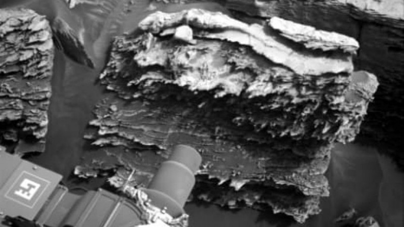 Imagini surprinse de roverul Curiosity, pe Marte. Foto: NASA
