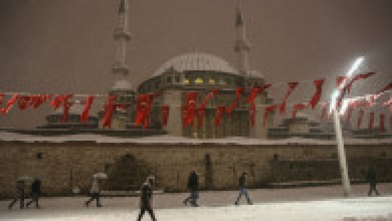 Căderi masive de zăpadă în Turcia. Foto: Profimedia Images | Poza 1 din 4