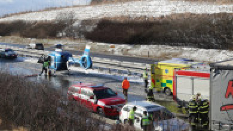 Carambol cu peste 40 de mașini pe o autostradă din Cehia FOTO: Profimedia Images | Poza 27 din 28