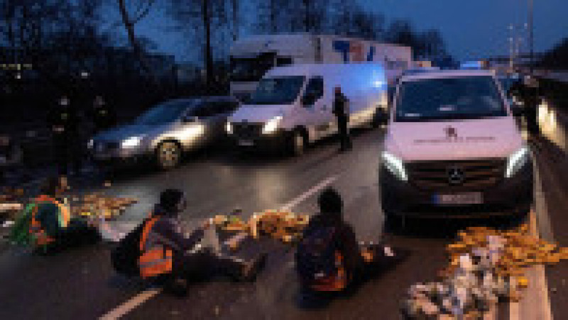 Activiștii de mediu au blocat o autostradă din Berlin. Foto: Profimedia Images | Poza 7 din 7
