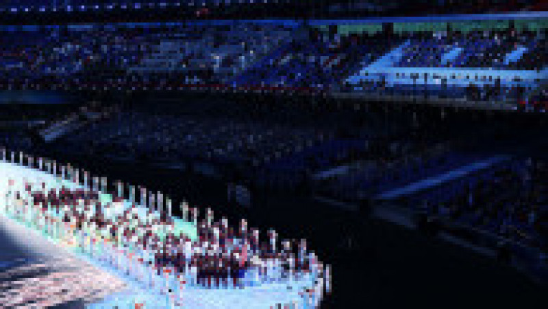 Ceremonia de deschidere a Jocurilor olimpice de iarnă de la Beijing, pe stadionul „Cuib de pasăre”. Foto: Getty Images | Poza 19 din 19