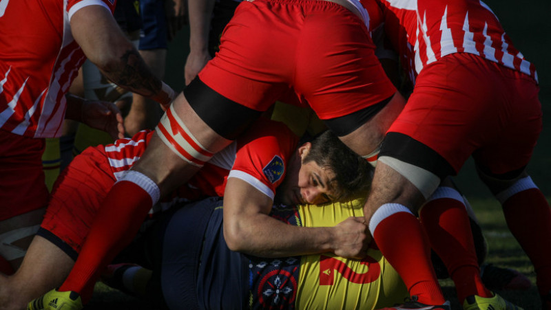 România a învins Rusia la rugby Foto: Inquam Photos / Octav Ganea