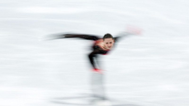 Kamila Valieva, prima patinatoare din istorie care reușește o săritură cvadruplă la Jocurile Olimpice Foto: Profimedia Images