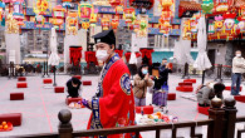 Anul nou chinezesc, sărbătorit în Hong Kong. Foto: Profimedia | Poza 7 din 15