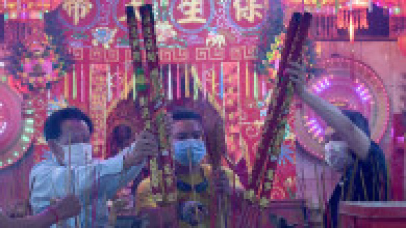 Anul nou chinezesc, sărbătorit în Cambodgia. Foto: Profimedia | Poza 1 din 15