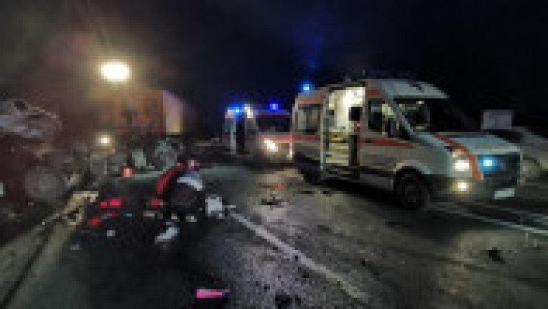 Accident grav în județul Iași. 7 oameni au murit. Foto: ISU Iași | Poza 13 din 13