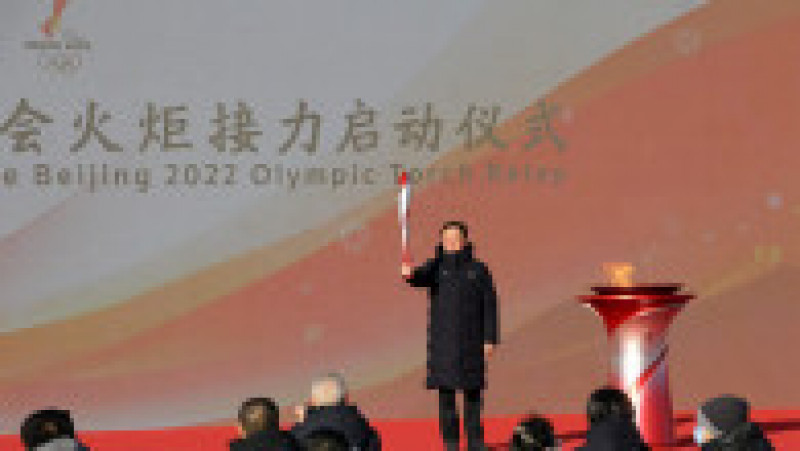  Beijingul a dat startul ștafetei torței de la Jocurile Olimpice de iarnă 2022. Foto: Profimedia Images | Poza 5 din 7