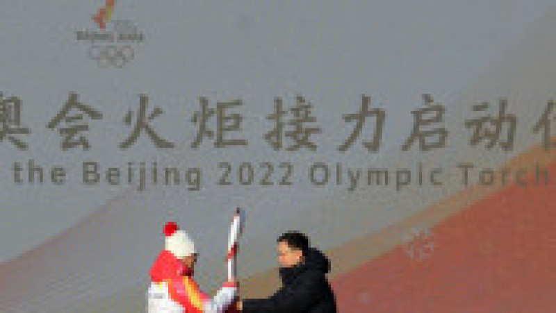  Beijingul a dat startul ștafetei torței de la Jocurile Olimpice de iarnă 2022. Foto: Profimedia Images | Poza 4 din 7