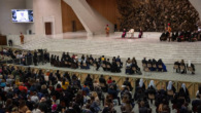 Un bărbat a întrerupt audiența Papei Francisc. Foto: Profimedia Images | Poza 1 din 7