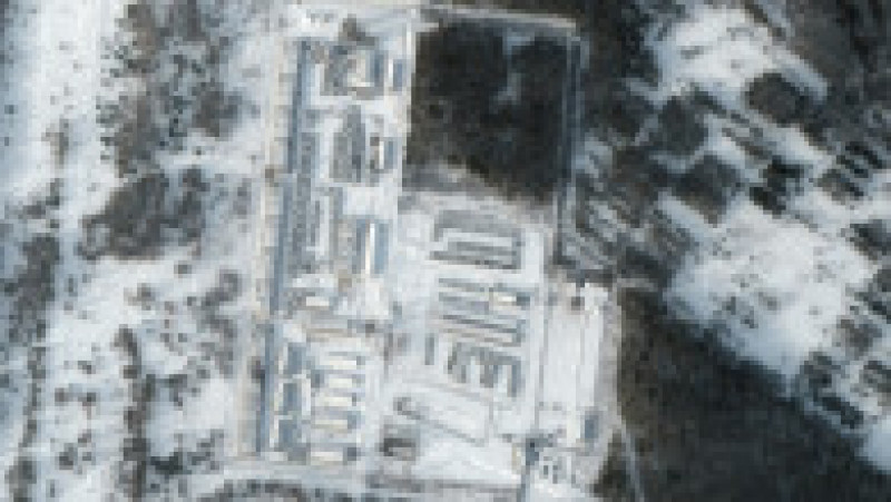 Imagini din satelit, surprinse pe 19 ianuarie, în apropierea graniței dintre Belarus și Ucraina. Foto: Profimedia Images | Poza 7 din 10