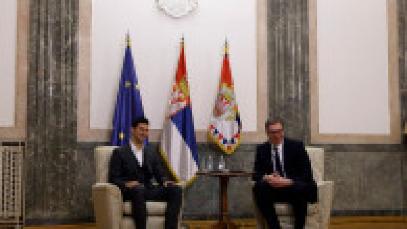 Djokovic s-a întâlnit cu preşedintele Serbiei. Foto: Profimedia Images | Poza 3 din 9