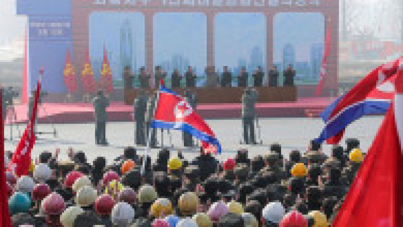 Kim Jong-un a participat la inaugurarea șantierului pentru un proiect imobiliar grandios Foto: Profimedia Images | Poza 5 din 11