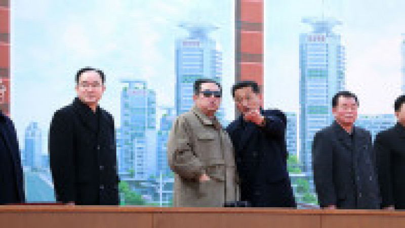 Kim Jong-un a participat la inaugurarea șantierului pentru un proiect imobiliar grandios Foto: Profimedia Images | Poza 3 din 11