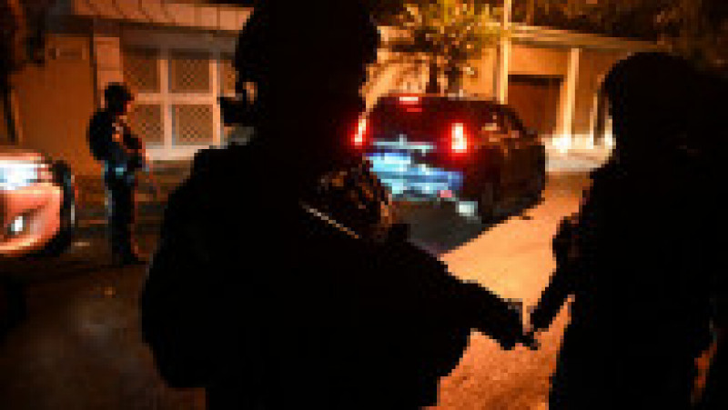 Poliția din Honduras a încercuit locuința fostului președinte Juan Orlando Hernandez. Sursa foto: Profimedia Images | Poza 6 din 12