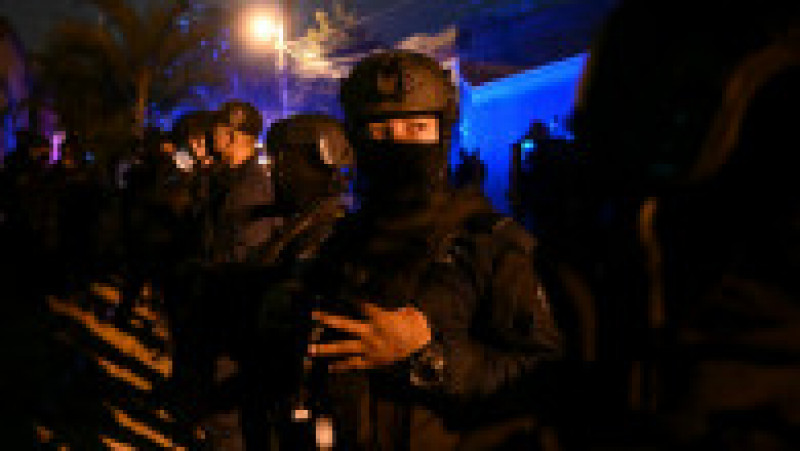 Poliția din Honduras a încercuit locuința fostului președinte Juan Orlando Hernandez. Sursa foto: Profimedia Images | Poza 7 din 12