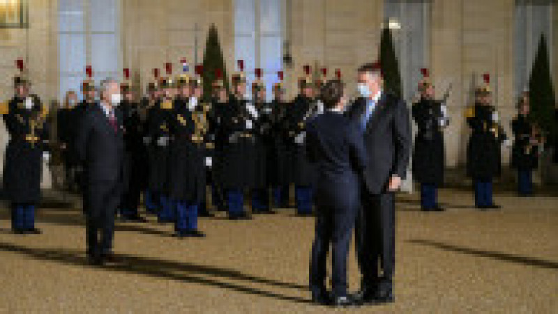 Președintele Franței, Emmanuel Macron, l-a primit pe președintele României, Klaus Iohannis, la Palatul Elysee. Foto: Administrația Prezidențială | Poza 2 din 4