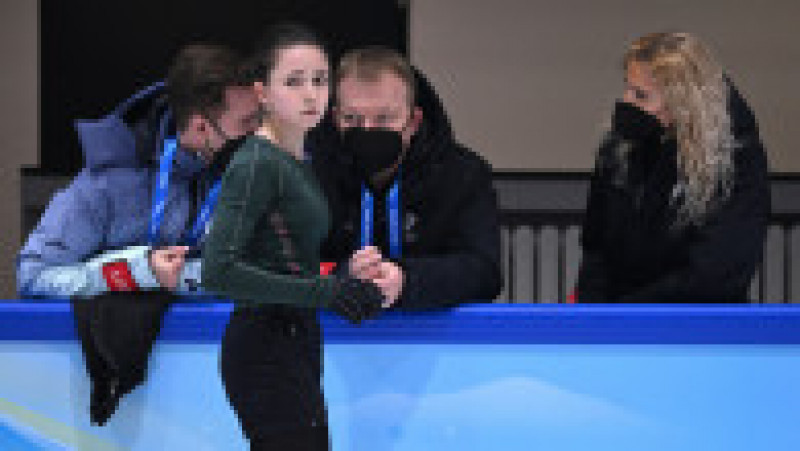 Kamila Valieva a venit la antrenament. FOTO: Profimedia Images | Poza 4 din 6