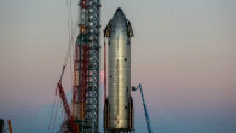 O rachetă Starship dezvoltată de compania SpaceX. Sursa foto: Profimedia Images | Poza 2 din 15