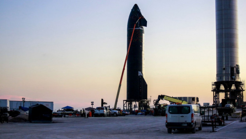 O rachetă Starship dezvoltată de compania SpaceX. Sursa foto: Profimedia Images