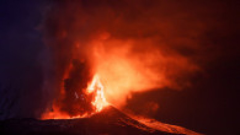 Etna, cel mai activ vulcan din Europa, a erupt din nou. Foto: Profimedia | Poza 2 din 9