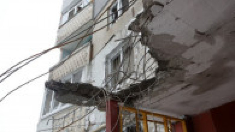Bloc de locuințe din Harkov lovit de atacurile forțelor ruse. Foto: Profimedia | Poza 3 din 8