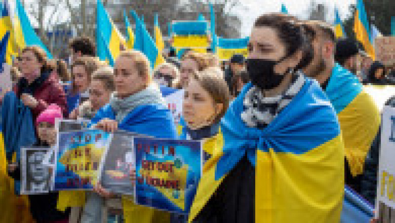 Manifestație de solidaritate cu Ucraina. Foto: Profimedia | Poza 4 din 11