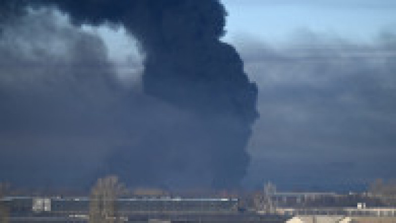 Atac asupra aeroportului militar de lângă Ciuguiev. Foto: Profimedia | Poza 5 din 10