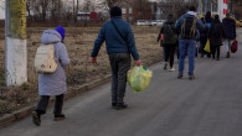 Câteva mii de ucraineni au trecut joi frontiera către ţări vecine, în principal Republica Moldova şi România. Foto: Inquam Photos / Casian Mitu | Poza 3 din 100
