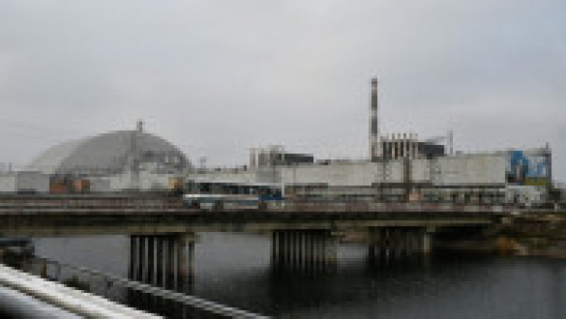 Imagine din 8 decembrie 2020. Vedere generală asupra centralei de la Cernobîl. Sursa foto: Profimedia Images | Poza 42 din 61