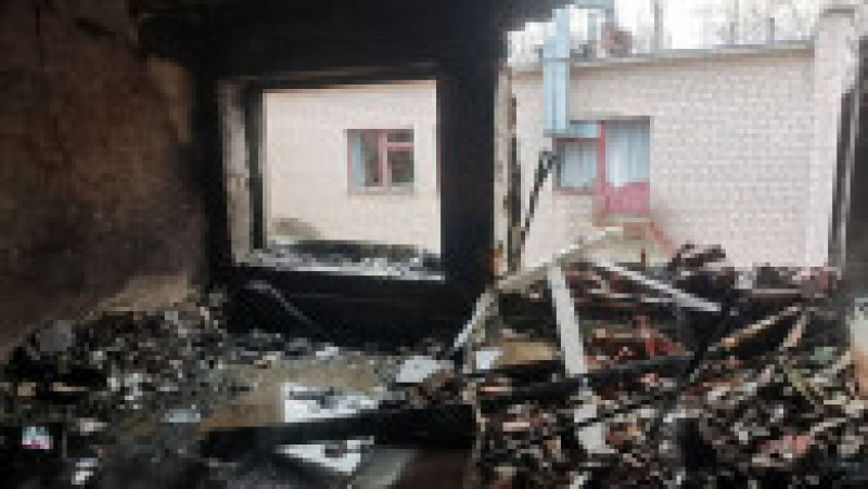 O grădiniță din Cernihiv a fost distrusă într-un bombardament efectuat sâmbătă dimineața de armata rusă. Foto: Ucraina 24/7 | Poza 4 din 6