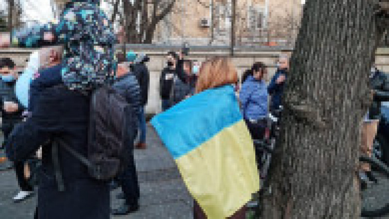 Manifestație de solidaritate cu Ucraina la București. | Poza 9 din 10
