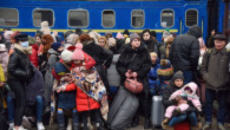 Cel puţin 300.000 de refugiaţi ucraineni au intrat în Uniunea Europeană până acum. Foto: Profimedia Images | Poza 105 din 106