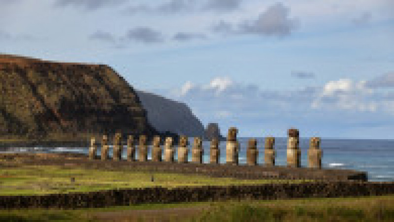 Parcul Național Rapa Nui din Insula Paștelui. Sursa foto: Profimedia Images | Poza 10 din 28