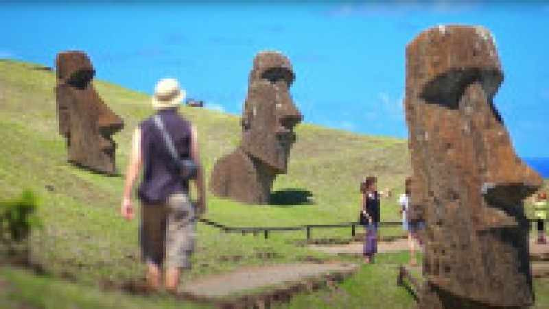 Parcul Național Rapa Nui din Insula Paștelui. Sursa foto: Profimedia Images | Poza 19 din 28
