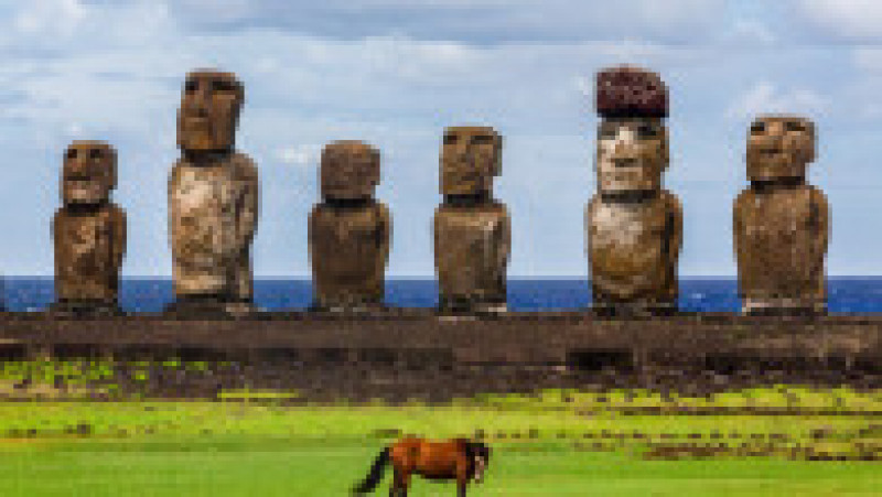 Parcul Național Rapa Nui din Insula Paștelui. Sursa foto: Profimedia Images | Poza 20 din 28