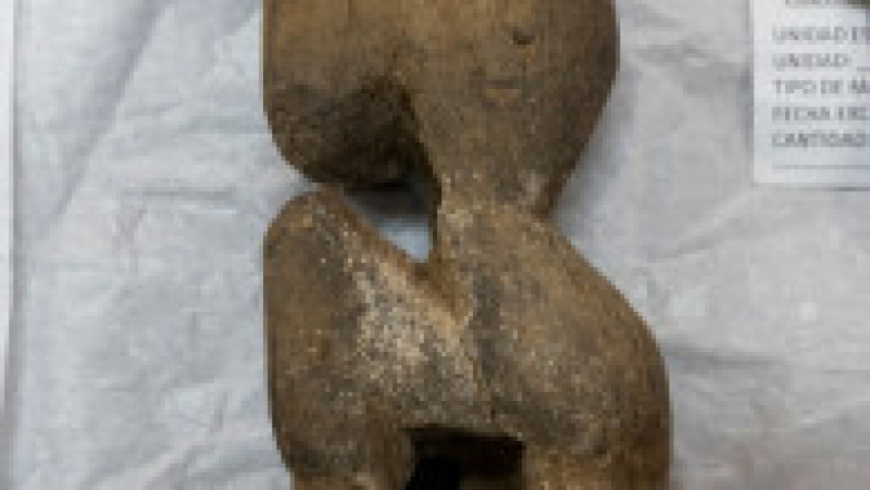 Alături de obiectele funerare, au mai fost descoperite artefacte muzicale, cum ar fi „zampońa”, un instrument de suflat de origine andină. Foto: Profimedia Images | Poza 14 din 22