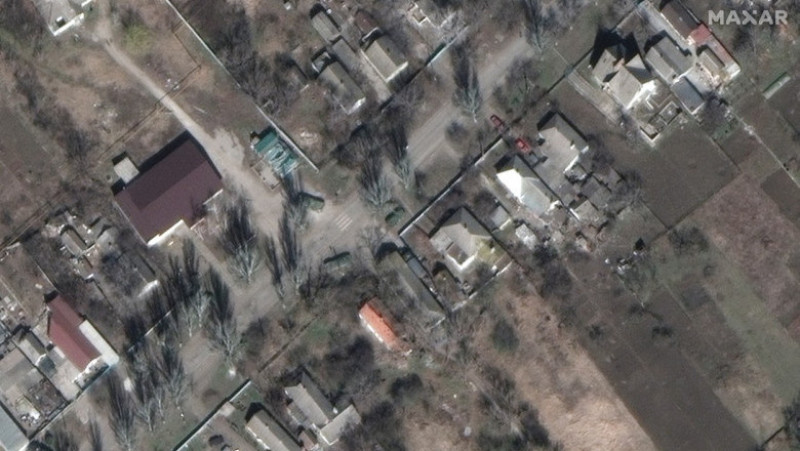 Noi imagini din satelit arată amploarea dezastrului din Mariupol. Foto: Maxar Technologies via Profimedia