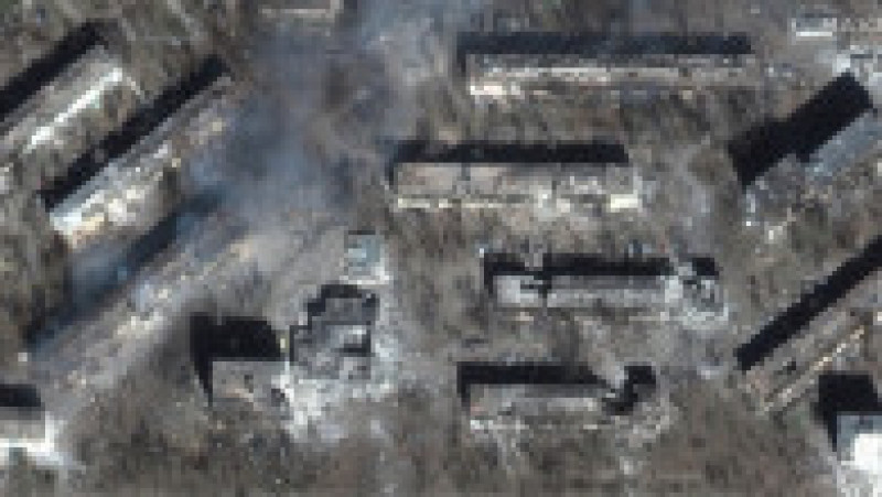 Noi imagini din satelit arată amploarea dezastrului din Mariupol. Foto: Maxar Technologies via Profimedia | Poza 3 din 9