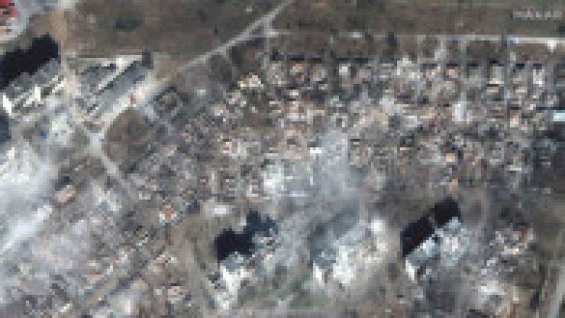 Noi imagini din satelit arată amploarea dezastrului din Mariupol. Foto: Maxar Technologies via Profimedia | Poza 4 din 9